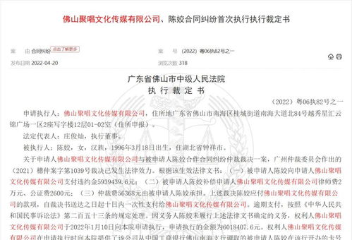 95后女子欠款超600萬遭法院懸賞追查，文化藝術經紀代理行業風險引關注